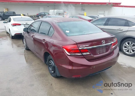 2013 Honda Civic Lx z USA, uszkodzony, nr VIN 2HGFB2F5XDH571369